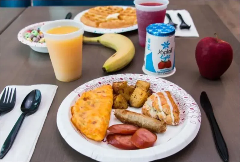 hampton inn breakfast