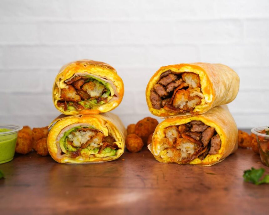 eggstreme breakfast burritos